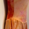 GK SLVLS MELON SPLASH FIGURE SKATE ADULT SMALL FOIL PRINT VELVET DRESS AS NWT - Image 4