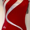GK RED NY/SPAN ADULT X-SMALL WHITE OPAL GYMNASTICS DANCE TANK LEOTARD AXS NWT!