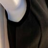GK BLACK VEST ADULT X-SMALL POLYESTER FLEECE VELVET TRIM FRONT ZIP SKATE GYM XS - Image 2
