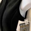 GK BLACK VEST ADULT X-SMALL POLYESTER FLEECE VELVET TRIM FRONT ZIP SKATE GYM XS - Image 4