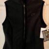GK BLACK VEST ADULT X-SMALL POLYESTER FLEECE VELVET TRIM FRONT ZIP SKATE GYM XS - Image 7