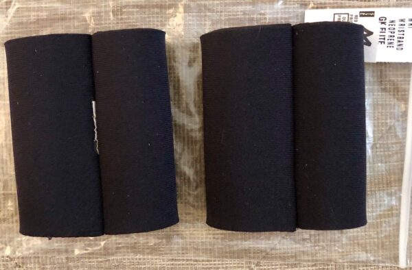 NWT GK Elite Sportswear Style #GK49 Neoprene Wristbands 3.5â€ Black Size M - Image 3