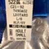 GK LONG SLEEVE LADIES SMALL OCEAN RED FOIL VELVET DANCE LEOTARD Sz AS NWT! - Image 7