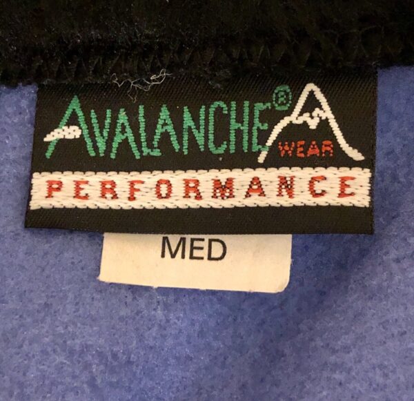 AVALANCHE CHEER FLEECE JACKET LADIES MEDIUM OCEAN BLUE FAUX COLLAR  Sz M NWT! - Image 10