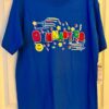 GILDAN GK SSLV T-SHIRT UNISEX ADULT SMALL BLUE COTTON "GYMNASTICS" GRAPHIC S - Image 5