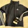 ADIDAS GK DRYTECH CHILD LARGE NAVY GYMNASTICS ATHLETES WARM UP JACKET CL NWT! - Image 5