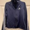 ADIDAS GK DRYTECH CHILD LARGE NAVY GYMNASTICS ATHLETES WARM UP JACKET CL NWT! - Image 8