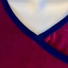 GK PURPLE VELVET LADIES SMALL 3/4 SLV BLUE VELVET TRIM SKATE DANCE CROP TOP Sz S - Image 2