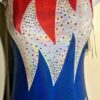GK Elite Gymnastics Leotard ADULT XS BLAZING FREEDOM REPLICA ATHENS 2004 AXS