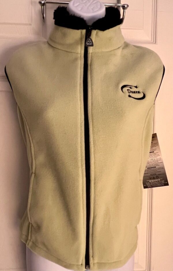 AVALANCHE WEAR PERFORMANCE GK FLEECE VEST LADIES MEDIUM "DANCE" LOGO GREEN SZ M - Image 2