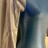 GK 3/4 SLV LGT BLUE WHITE MYSTIQUE ADULT SMALL GYMNASTICS DANCE LEOTARD Sz AS - Image 2