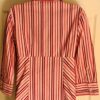 G.H. BASS & CO LADIES SMALL BURGUNDY 3/4 SLV BUTTON DOWN SHIRT Sz S PREOWNED - Image 4