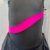 GK ICE FIGURE SKATE GIRLS X-SMALL SLVLS GRAY PINK NYLON/SPANDEX TANK DRESS CXS