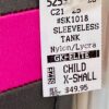 GK ICE FIGURE SKATE GIRLS X-SMALL SLVLS GRAY PINK NYLON/SPANDEX TANK DRESS CXS - Image 6