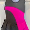 GK ICE FIGURE SKATE GIRLS X-SMALL SLVLS GRAY PINK NYLON/SPANDEX TANK DRESS CXS - Image 7