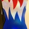 GK Elite Gymnastics Leotard ADULT XS BLAZING FREEDOM REPLICA ATHENS 2004 AXS - Image 2