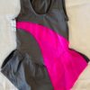GK ICE FIGURE SKATE GIRLS X-SMALL SLVLS GRAY PINK NYLON/SPANDEX TANK DRESS CXS - Image 11