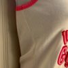 GK 'WILD ABOUT GYMNASTICS' ADULT MED WHITE COTTON PINK TRIM SPARKLE GRAPHIC Sz M - Image 4