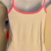 GK 'WILD ABOUT GYMNASTICS' ADULT MED WHITE COTTON PINK TRIM SPARKLE GRAPHIC Sz M - Image 7