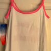 GK 'WILD ABOUT GYMNASTICS' ADULT MED WHITE COTTON PINK TRIM SPARKLE GRAPHIC Sz M - Image 9