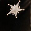 GK LgSLV LADIES SMALL BLACK VELVET STAR FOIL JA GYMNASTICS DANCE LEOTARD Sz AS - Image 3