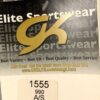 GK CHEER CROP TOP ADULT SMALL ZANY ZEBRA TRIM GRAY NYLON/SPANDEX T-BACK AS NWT! - Image 4