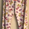 GK CHEER PJ LOUNGE PANTS LADIES LARGE COOL & FUN WHITE COTTON PRINT Sz AL NWT! - Image 2