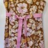 AA STUDIO AA LADIES MEDIUM 10 MULTI-COLOR FLORAL PRINT RIBBON A-LINE DRESS Sz 10 - Image 8