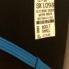 GK FIGURE SKATE ESPRESSO VELVET ADULT SMALL ASYM BLUE MESH SLVLS DRESS Sz AS - Image 6