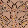 GK Elite T-SHIRT LADIES SMALL 3/4 SLV JEWELED BUTTERFLY SKATE PURPLE COTTON AS - Image 3