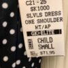 GK ICE SKATE GIRLS SMALL ONE SHOULDER MT POLKA DOT PRINT RUFFLE DRESS Sz CS NWT! - Image 7