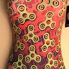 GK LIMITED EDITION TANK ADULT X-SMALL FIDGET PRINT GYMNASTICS DANCE LEOTARD AXS