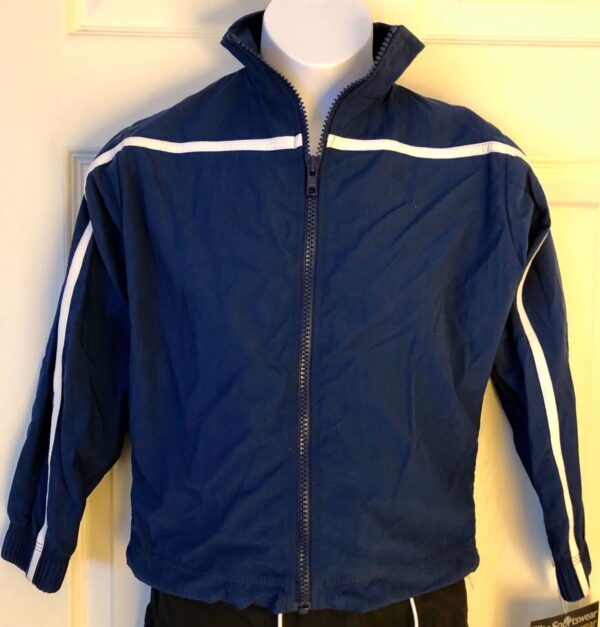 GK ROYAL TASLAN CHILD X-SMALL GYMNASTICS ATHLETES WARM UP JACKET Sz CXS NWT!