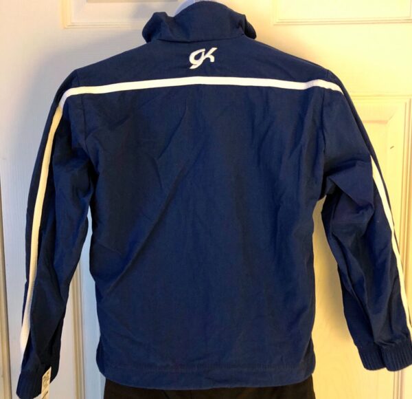 GK ROYAL TASLAN CHILD X-SMALL GYMNASTICS ATHLETES WARM UP JACKET Sz CXS NWT! - Image 2