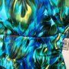 Donna Ricco Floral Sleeveless Surplice V-Neck Empire A-Line Dress Women's Size 6 - Image 3