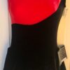 GK FIGURE SKATE ADULT SMALL CORAL BLACK VELVET TANK WAVY COLORBLOCK Sz AS NWT!