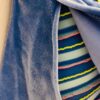 GK ICE SKATE GIRLS SMALL CAP SLV RUFFLED CROP TOP Lt BLUE VELVET SKIRT SET CS - Image 4