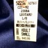 GK ELITE BASIC LgS Leotard LADIES SMALL NAVY NYLON/SPANDEX GYMNASTICS DANCE AS - Image 3