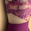 GK VIOLET BREEZE ICE FIGURE SKATE ADULT SMALL SLVLS MATTE TRICOT MESH DRESS AS - Image 3