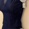 GK SKATE 2 PC SET ADULT SMALL SPARKLY DENIM CAMI CROP TOP/PULL-ON SKIRT AS NWT! - Image 5