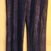 GK DANCE JAZZ LADIES LARGE BLUE TWILIGHT FOIL BLUE VELVET WAISTBAND PANTS SZ L - Image 3