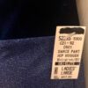 GK DANCE JAZZ LADIES LARGE BLUE TWILIGHT FOIL BLUE VELVET WAISTBAND PANTS SZ L - Image 5
