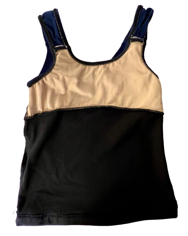 GK DANCE JAZZ CHEER GIRLS MEDIUM NAVY BLACK DRY TECH ATHLETIC TANK TOP SZ M - Image 9