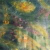 GK ICE FIGURE SKATE ADULT SMALL SLVLS FERN SPIRAL FOIL TIE-DYE TRICOT DRESS AS - Image 2