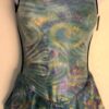 GK TIE-DYE HOLOGRAM ICE FIGURE SKATE ADULT SMALL TRICOT SLVLS DRESS Sz AS NWT!