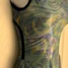 GK TIE-DYE HOLOGRAM ICE FIGURE SKATE ADULT SMALL TRICOT SLVLS DRESS Sz AS NWT! - Image 4