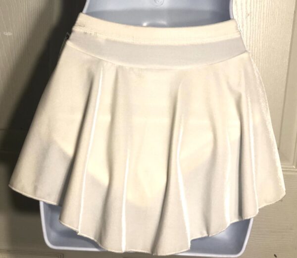 GK ELITE ICE FIGURE SKATE GIRLS SMALL VELVET PULL-ON SLIMLINE SKIRT Sz CS NWT! - Image 5