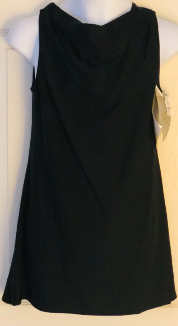 GK ICE SKATE GIRLS LARGE SLVLS BLACK CREPE COWL NECK DRESS Sz CL WAS $75.95 NWT!