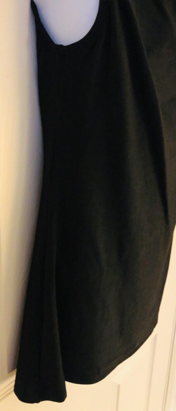 GK ICE SKATE GIRLS LARGE SLVLS BLACK CREPE COWL NECK DRESS Sz CL WAS $75.95 NWT! - Image 2