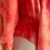 GK ICE FIGURE SKATE ADULT X-SMALL CORAL VELVET TIE-DYE KEYHOLE HALTER DRESS XS - Image 4